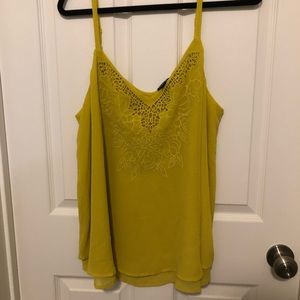 Torrid Yellow Swing Tank Top